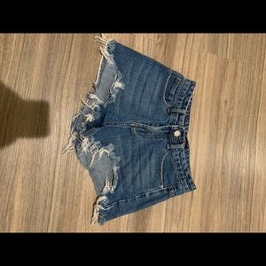 Denim shorts